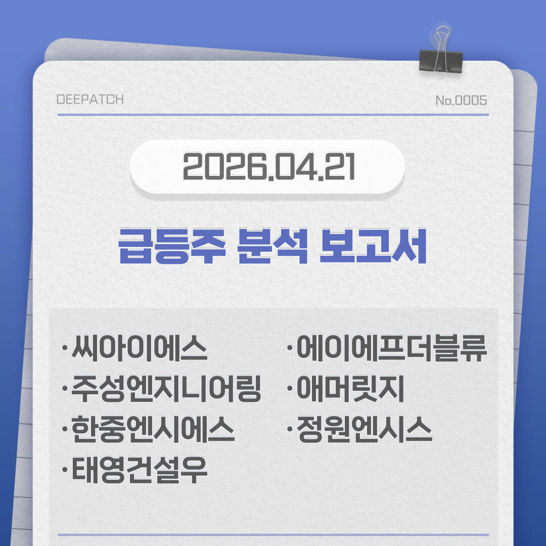 2026년 4월 21일 상한가 종목 분석