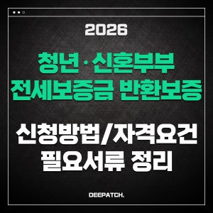 청년·신혼부부 전세보증금 반환보증